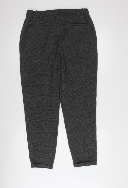 Broadway NYC Grey Check Jogger Trousers - Women S