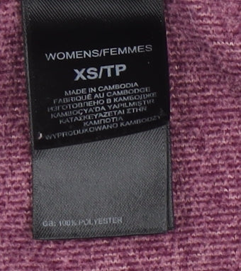 The North Face Women's Purple XS Zip Sweatshirt