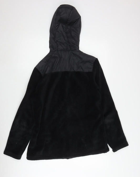 Tog Twenty Four Women's Black Fleece Hooded Jacket Size 14