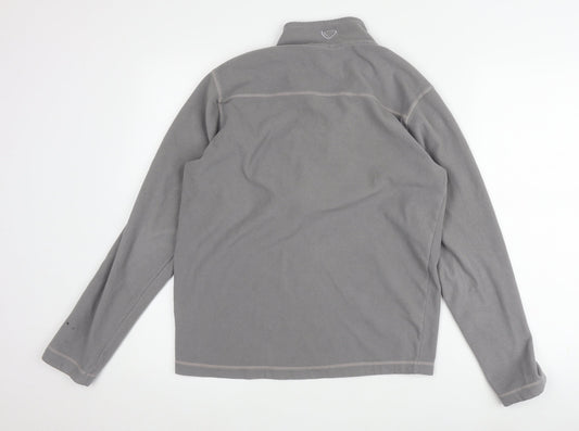 Brasher Men's Grey 1/2 Zip Sweatshirt S - Outdoor