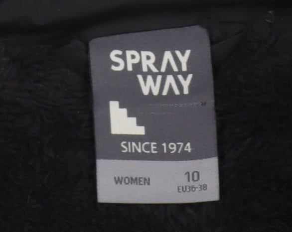 Sprayway Women's Black Puffer Jacket, Size 10, Winter Ready