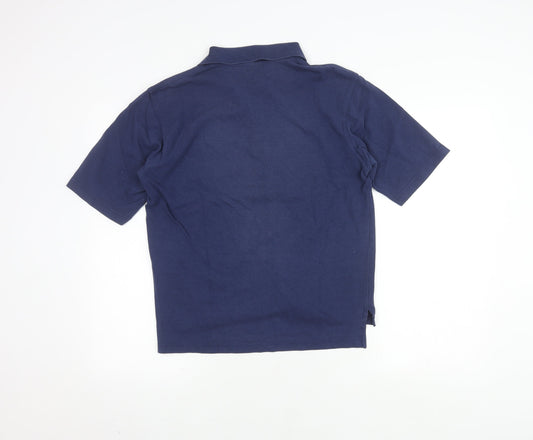 Adidas Men's Blue Polo Shirt Size S - Classic Sporty Style