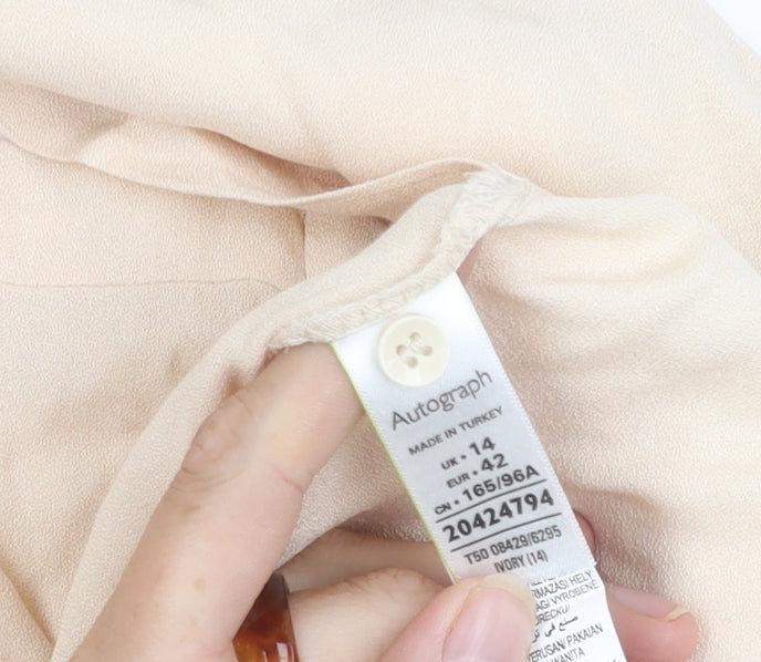Marks and Spencer Women's Ivory Button Dress