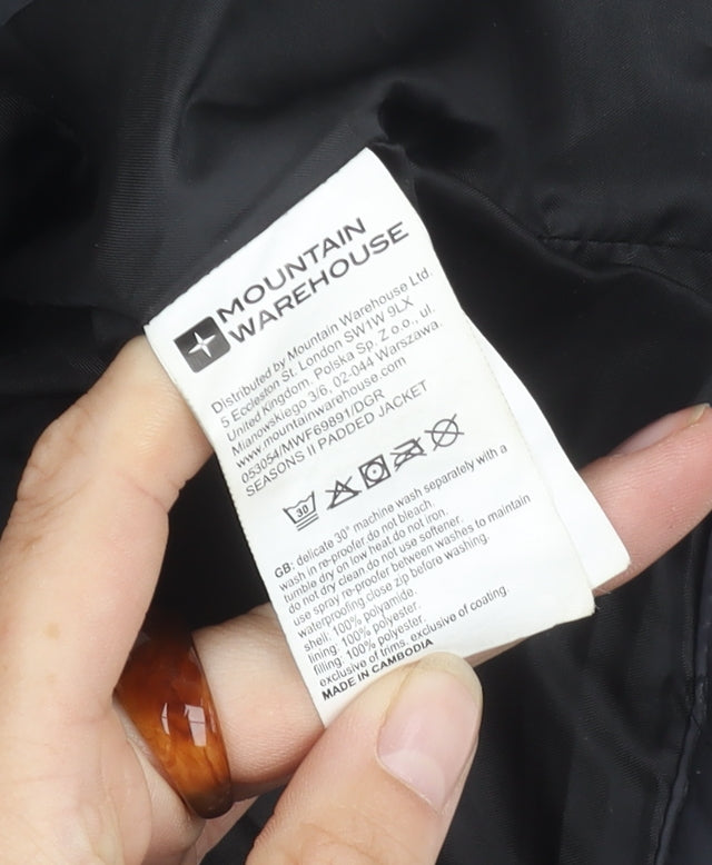 Mountain Warehouse Men's Black Puffer Jacket XS