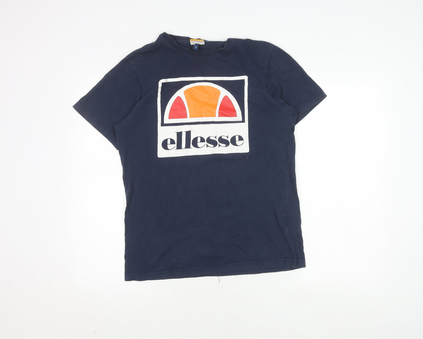 ellesse Men's Blue Graphic T-Shirt Size S
