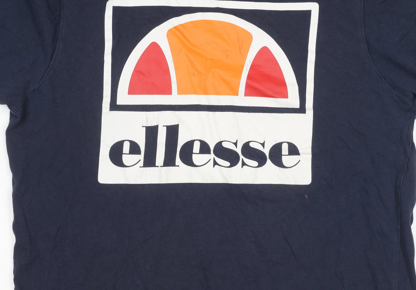 ellesse Men's Blue Graphic T-Shirt Size S