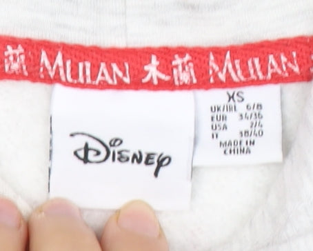 Disney Women’s Grey Mulan XS Hoodie