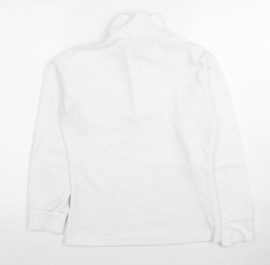Trespass Unisex White XS 1/2 Zip Sweatshirt