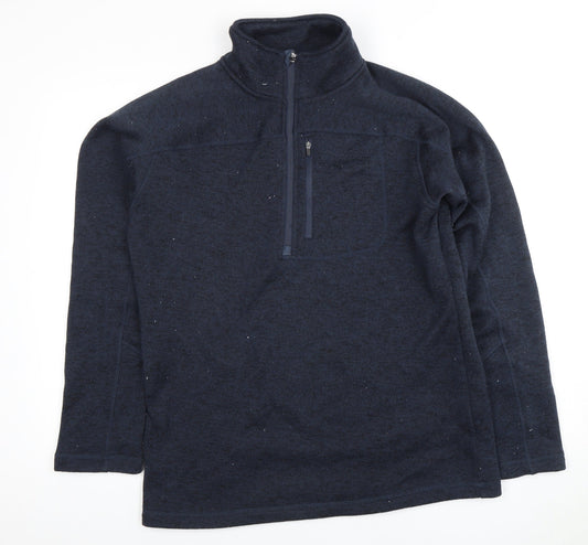 Peter Storm Men's Blue Fleece 1/2 Zip Sweatshirt M
