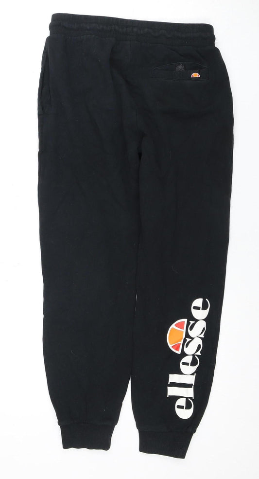 Ellesse Boys Black Jogger Trousers 12-13 Years