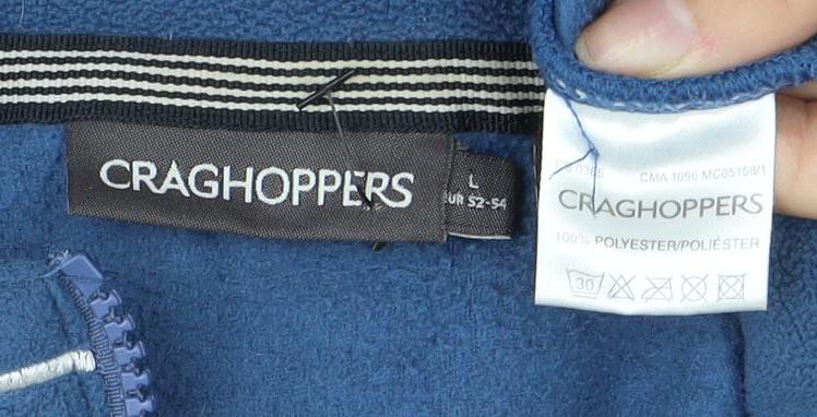 Craghoppers Men's XL Blue Fleece Jacket - Casual Outdoor Wear