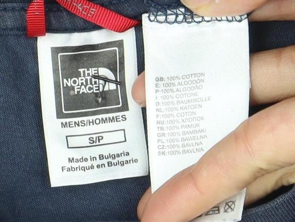 The North Face Blue Men's S Crew Neck T-Shirt