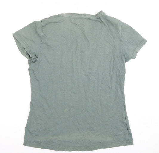 Mountain Warehouse Women's Green Animal T-Shirt Size 10