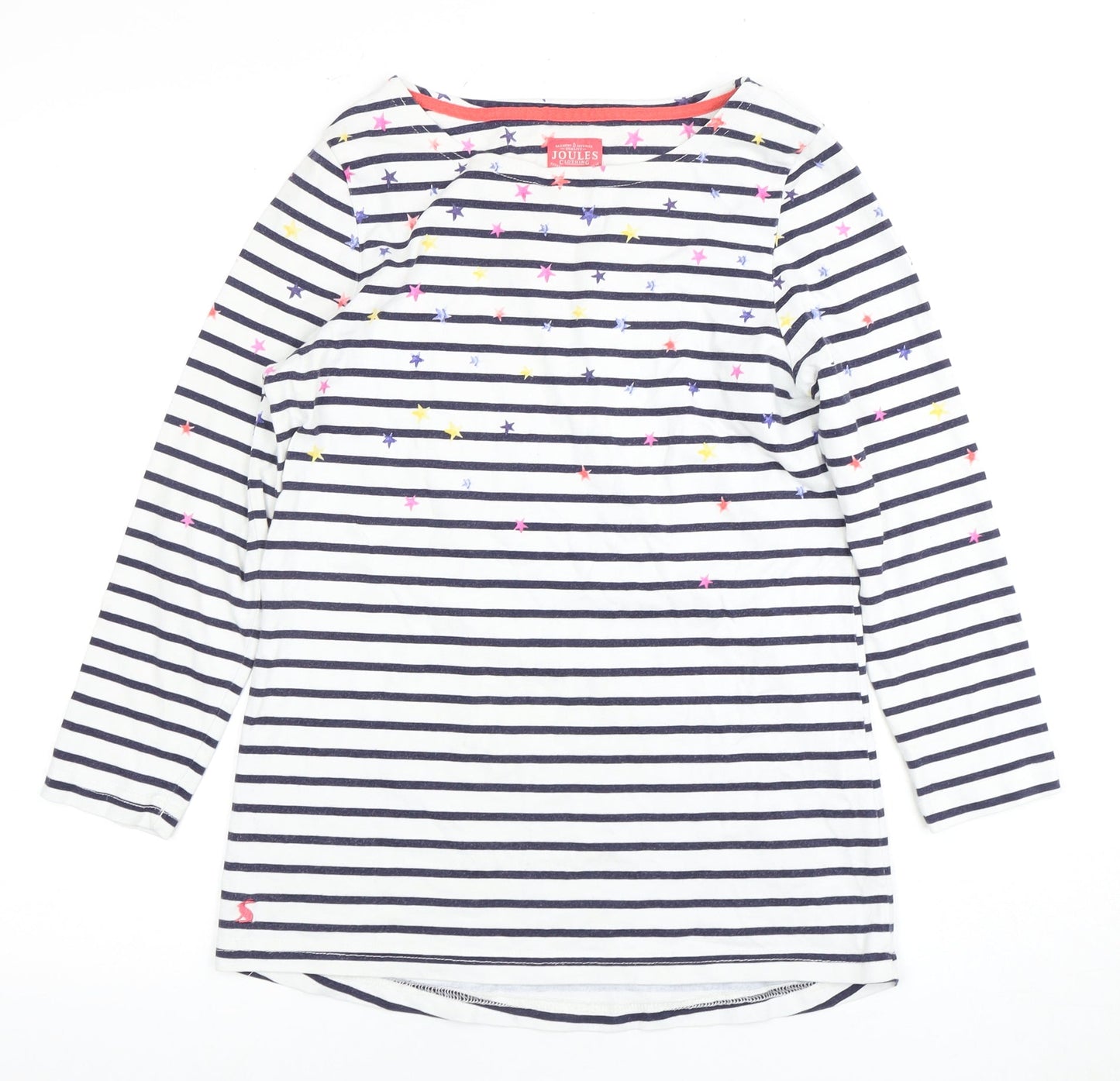 Joules Women's Multicoloured Long Sleeve T-Shirt, Size 12