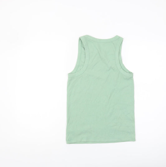GAP Women's Green High Neck Tank Top, Size S