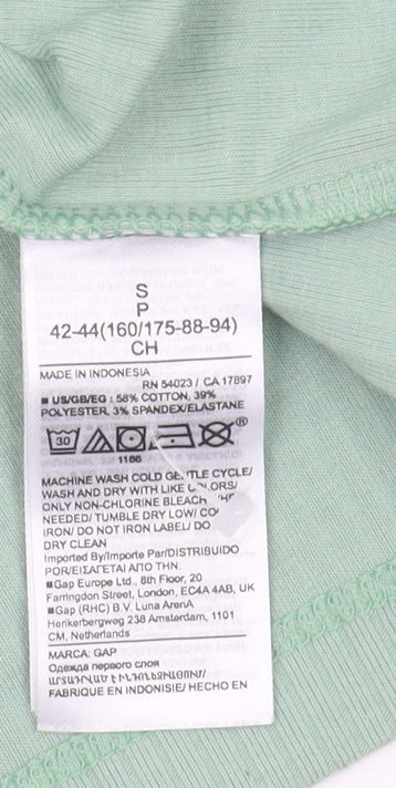 GAP Women's Green High Neck Tank Top, Size S