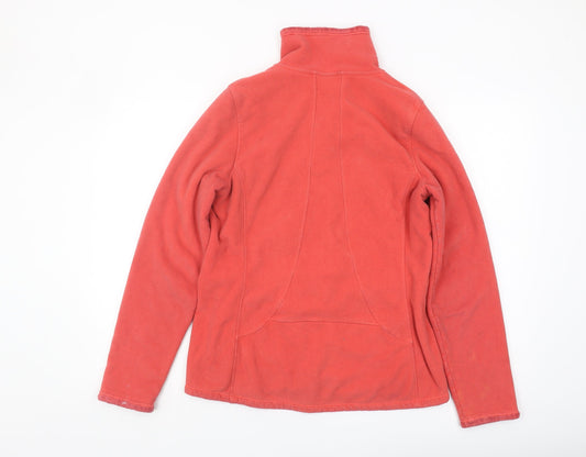 The North Face Women's Red Fleece Jacket, Size L, Casual Style