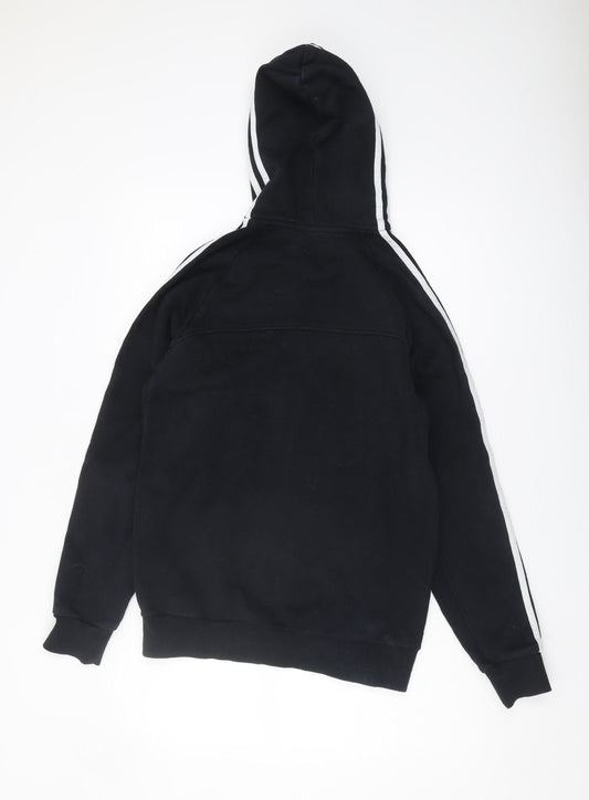 Back view of Adidas Men's Black Pullover Hoodie S
