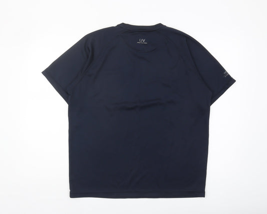 Henri Lloyd Men's Blue Crew Neck T-Shirt Size L