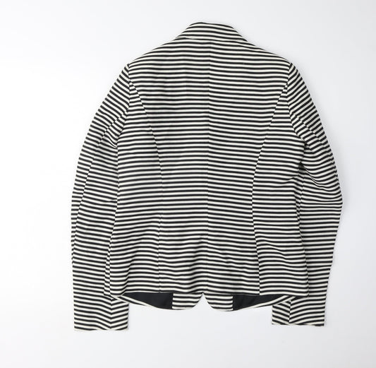 Kew 159 Women's Black Striped Blazer Size 10