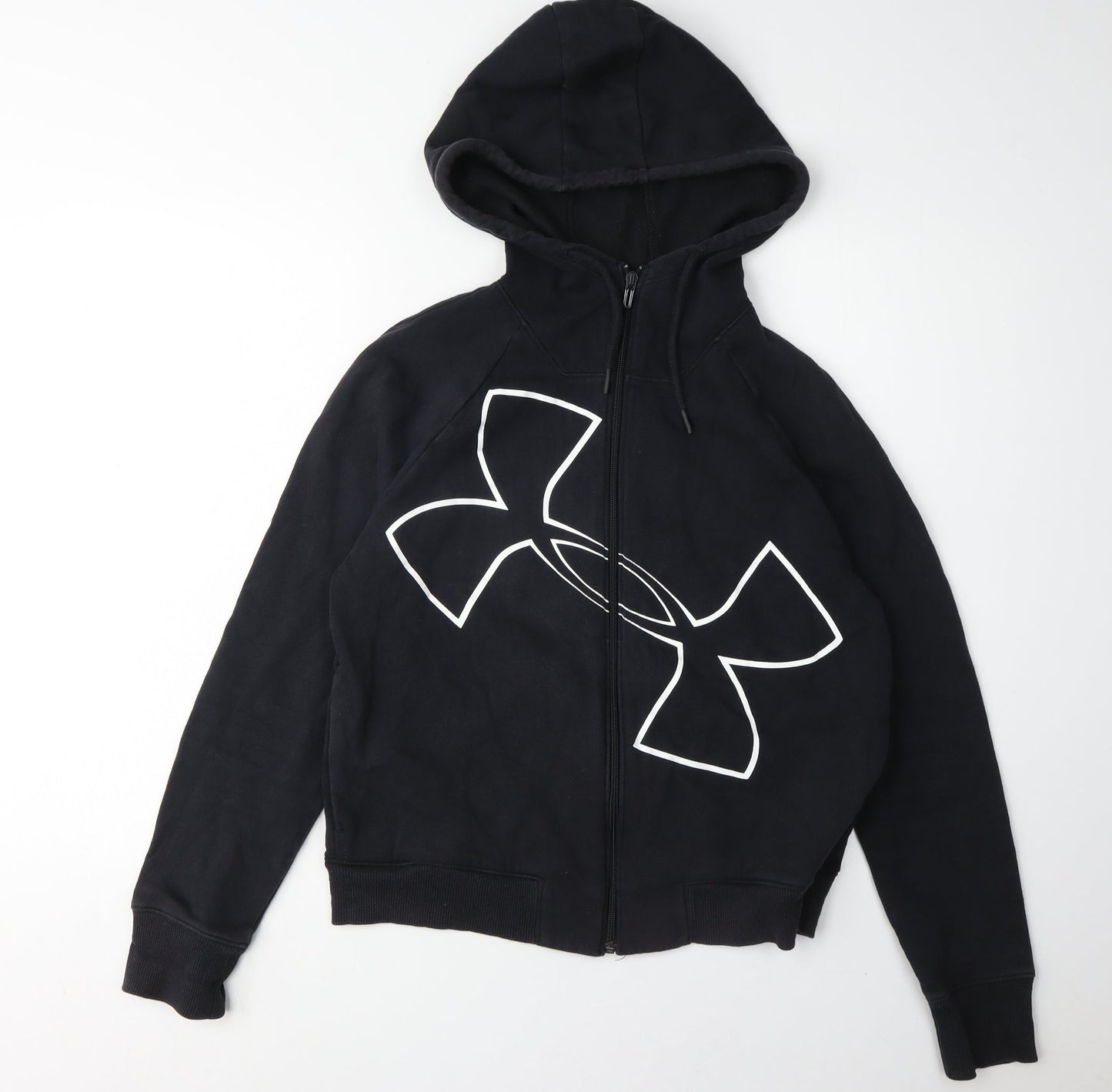 Under Armour Black Full Zip Hoodie M Unisex Adults