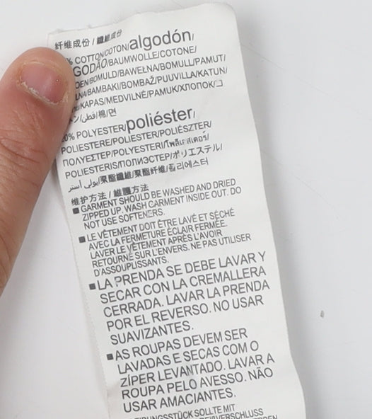 Under Armour Black Full Zip Hoodie M Unisex Adults