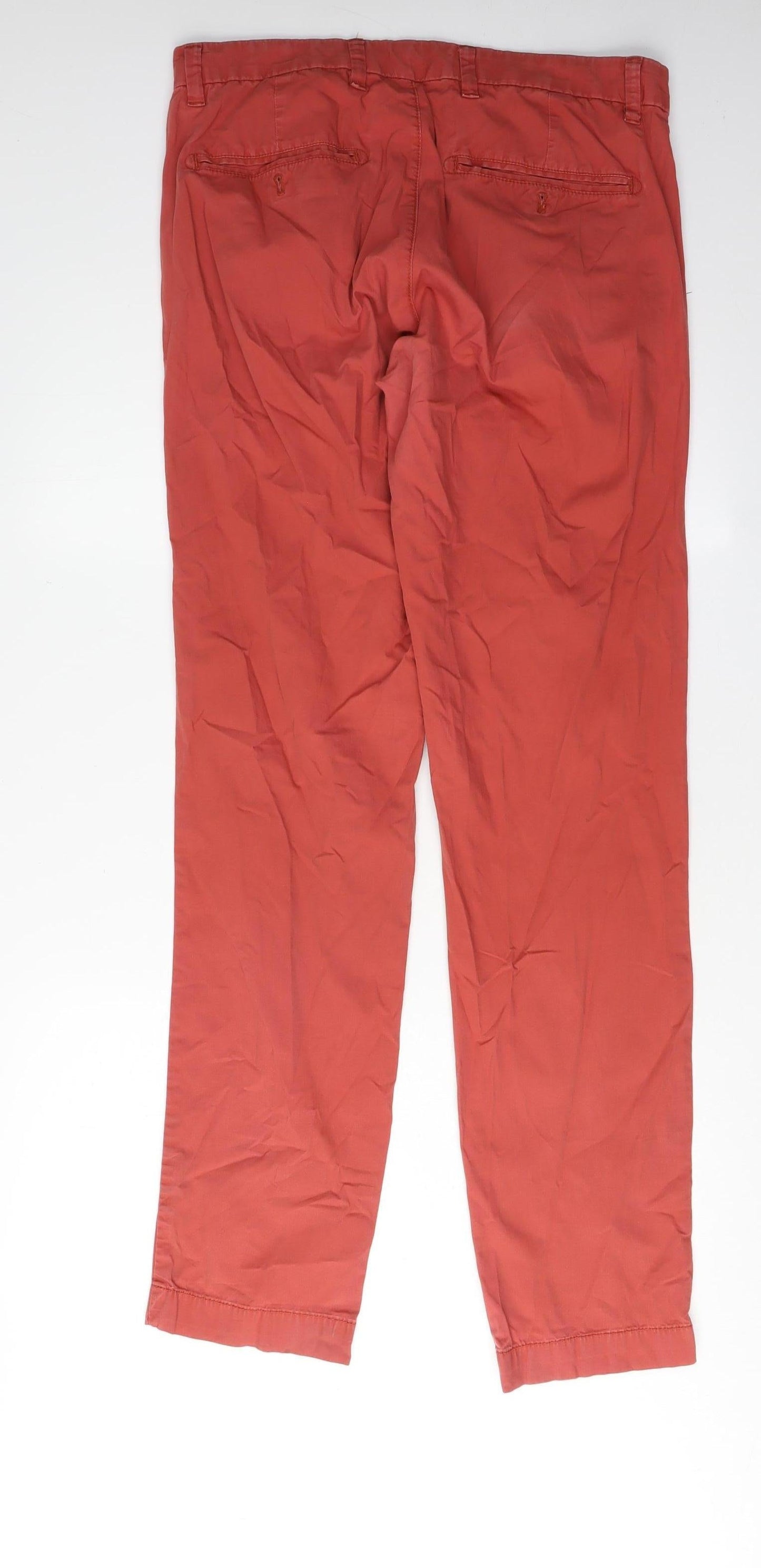 Gap Men's Red Chino Trousers Size 32 Slim Fit