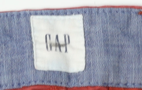 Gap Men's Red Chino Trousers Size 32 Slim Fit