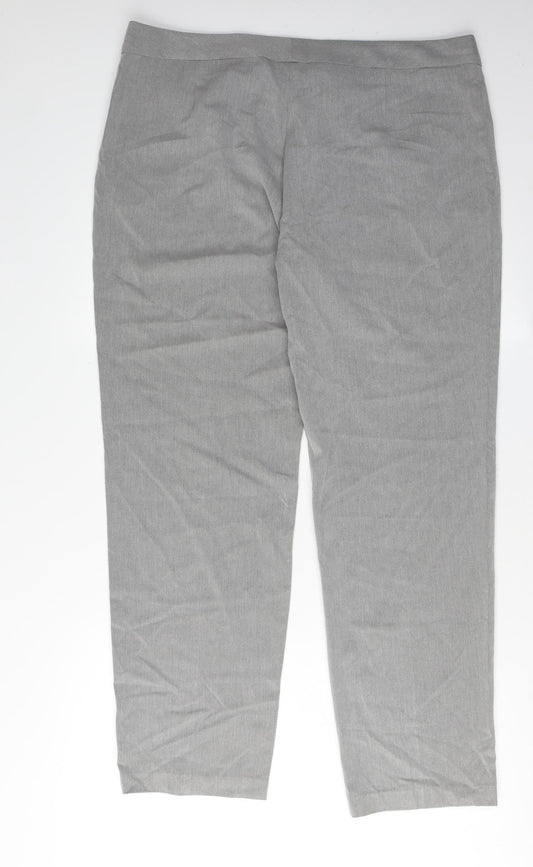 Marks and Spencer Women's Grey Trousers Size 16