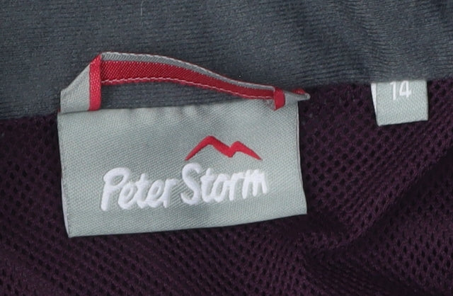 Peter Storm Women's Purple Rain Coat Size 14