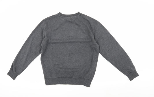 Le Coq Sportif Grey Men's Sweatshirt, Size S, Logo Accent