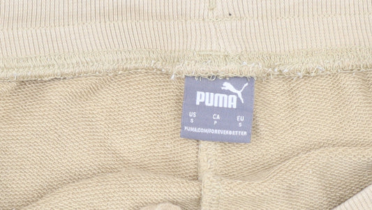 Puma Men's Beige Jogger Trousers S