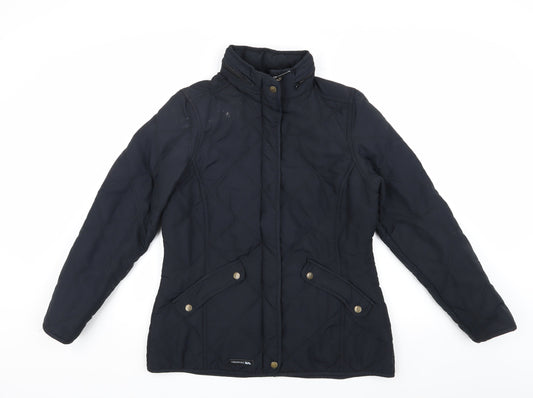 Trespass Unisex Black Quilted Jacket M Casual