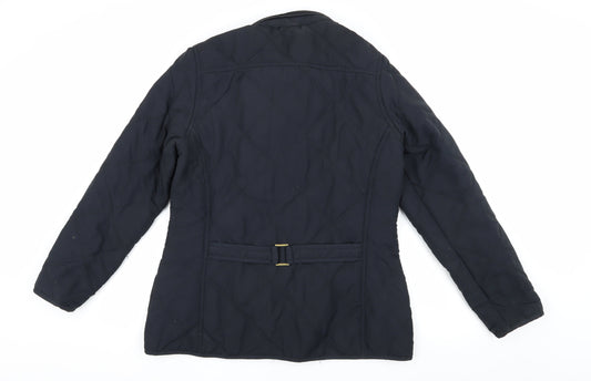 Trespass Unisex Black Quilted Jacket M Casual