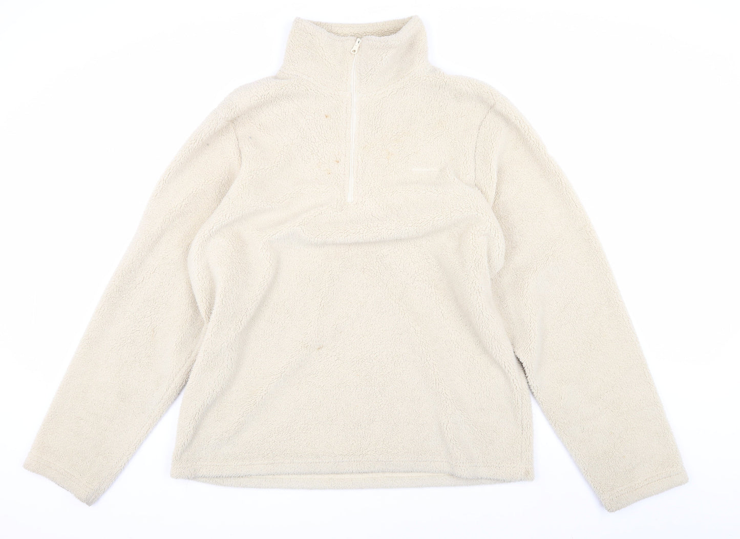 Craghoppers Men's Ivory 1/4 Zip Fleece Sweatshirt M