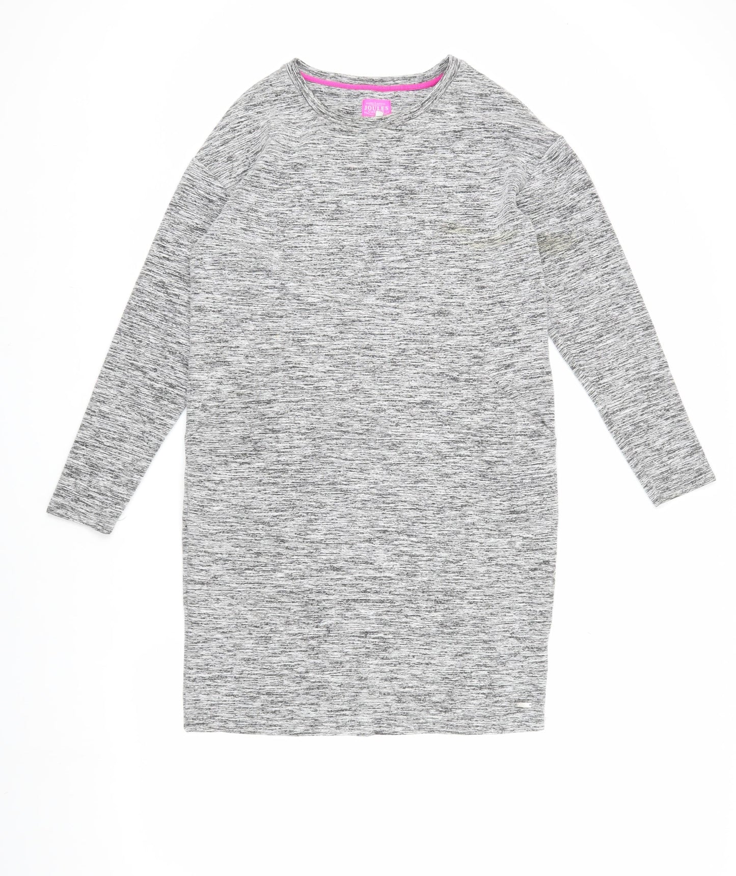 Joules Women's Grey Long Sleeve Jersey Dress