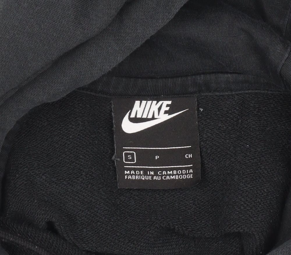 Nike Men's Black Pullover Hoodie - Size S