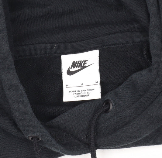 Nike Men's Black Pullover Hoodie M Logo
