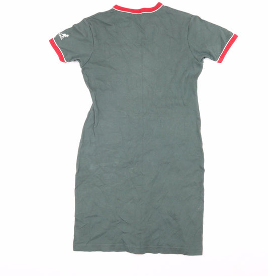 Kangol Women's Green T-Shirt Dress, Size L, Casual