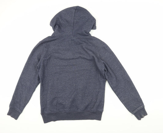 Womens UK 12 Regular TOG24 Blue Pullover Hoodie