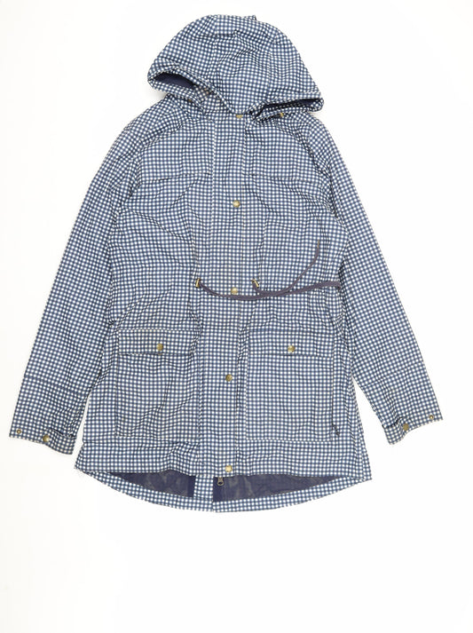 TOG TWENTY FOUR Women's Blue Checked Parka Size 12