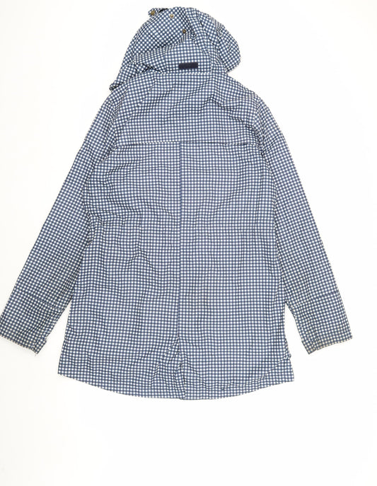 TOG TWENTY FOUR Women's Blue Checked Parka Size 12