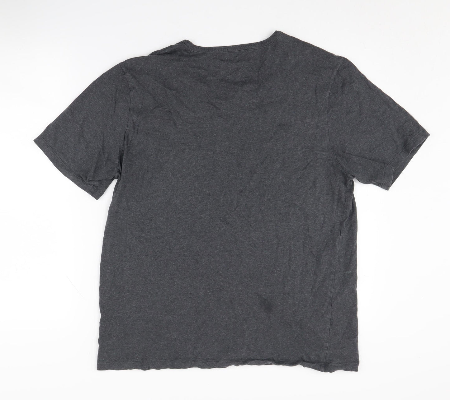 BOSS Men's XL Grey Cotton Crew Neck T-Shirt