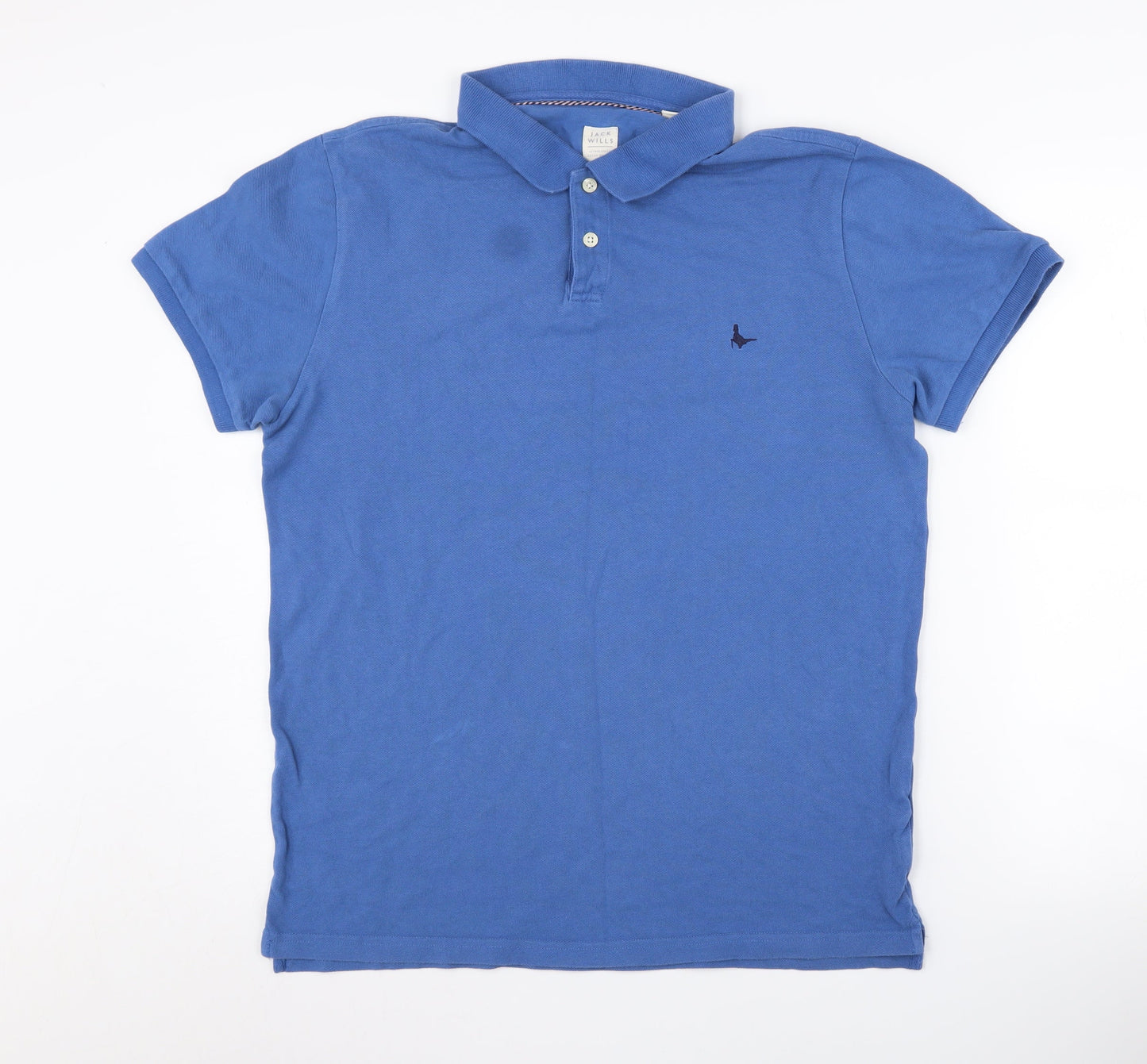 Jack Wills Men's Blue Polo, Size L