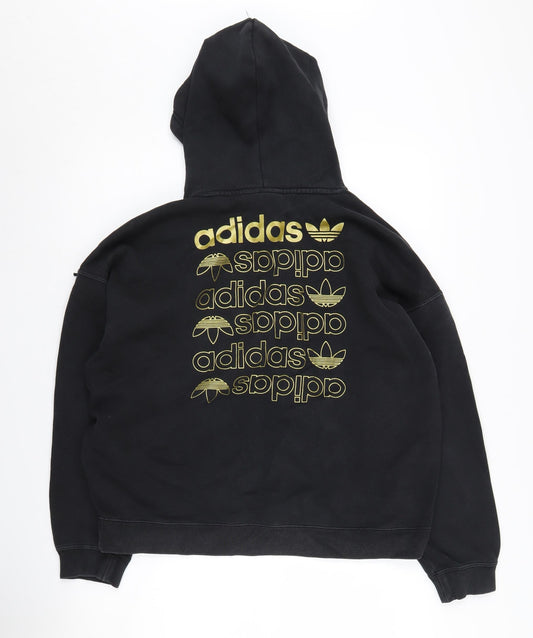 Adidas Women's Black Pullover Hoodie - Size S