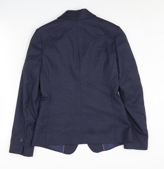Next Women's Navy Blazer UK 6 Pinstripe Classic
