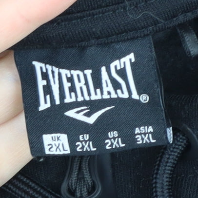 Everlast Men's Black 2XL Hoodie with Full Zip