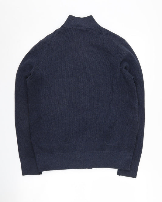 Marks and Spencer Men's Blue Basic Zip Jacket M