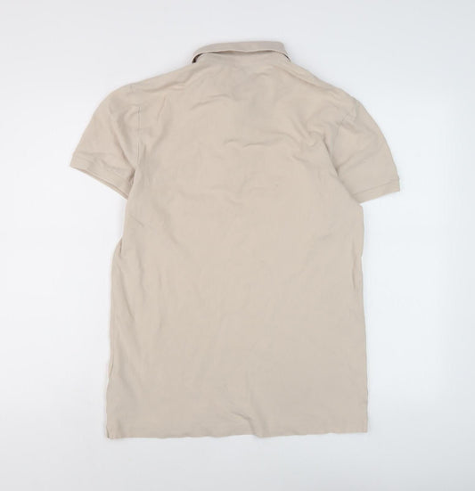 BOSS Men's Beige Slim Fit Polo L