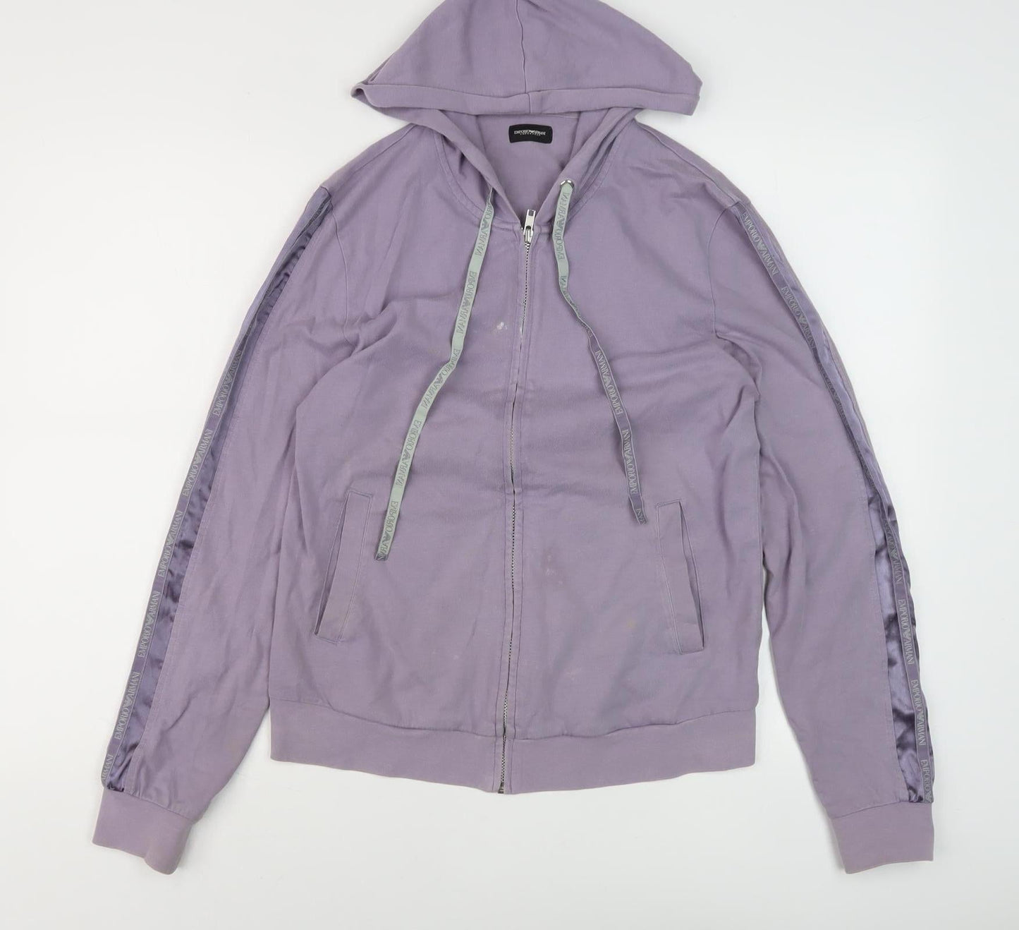 Emporio Armani Women's Purple Full Zip Hoodie M